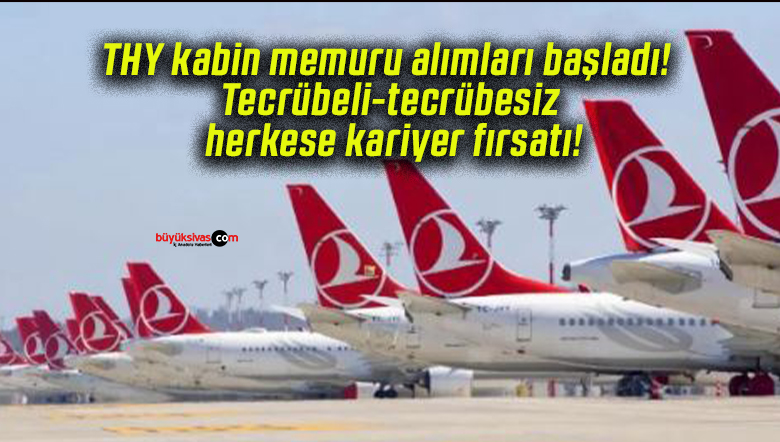 THY kabin memuru alımları başladı! Tecrübeli-tecrübesiz herkese kariyer fırsatı!