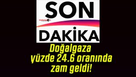 Doğalgaza yüzde 24.6 oranında zam geldi!