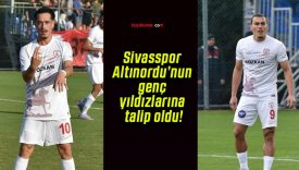 Sivasspor Altınordu’nun genç yıldızlarına talip oldu!