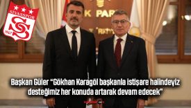 Abdullah Güler’den Sivasspor’a Tam Destek Mesajı: “Bu Takım Süper Lig’e Çıkacak”
