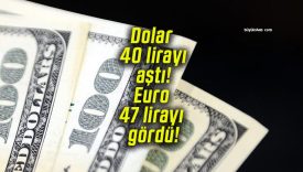Dolar 40 lirayı aştı! Euro 47 lirayı gördü!