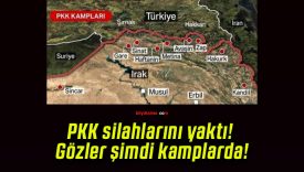 PKK silahlarını yaktı! Gözler şimdi kamplarda!