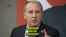 Memleket Partisi kapanıyor!