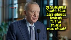 Şehitlerimizin fedakârlıkları boşa gitmedi! Terörsüz Türkiye onların eseri olacak!