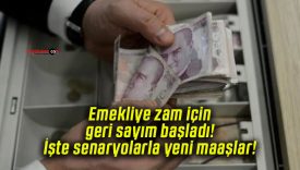 Emekliye zam için geri sayım başladı! İşte senaryolarla yeni maaşlar!