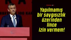 Yapılmamış bir saygısızlık üzerinden lince izin vermem!