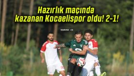 Hazırlık maçında kazanan Kocaelispor oldu! 2-1!
