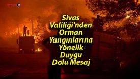 Sivas Valiliği’nden Orman Yangınlarına Yönelik Duygu Dolu Mesaj