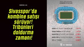 Sivasspor’da kombine satışı sürüyor! Tribünleri doldurma zamanı!