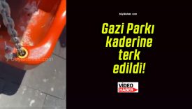 Gazi Parkı kaderine terk edildi!
