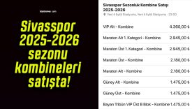 Sivasspor 2025-2026 sezonu kombineleri satışta!