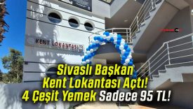 Sivaslı Başkan Kent Lokantası Açtı! 4 Çeşit Yemek Sadece 95 TL!