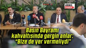Basın Bayramı kahvaltısında gergin anlar: “Bize de yer vermeliydi”