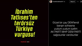 İbrahim Tatlıses’ten terörsüz Türkiye vurgusu!