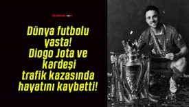 Dünya futbolu yasta! Diogo Jota ve kardeşi trafik kazasında hayatını kaybetti!
