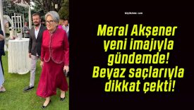 Meral Akşener yeni imajıyla gündemde! Beyaz saçlarıyla dikkat çekti!