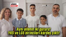 Aynı ailenin iki gururu! YKS ve LGS birincileri kardeş çıktı!