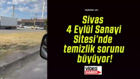 Sivas 4 Eylül Sanayi Sitesi’nde temizlik sorunu büyüyor!