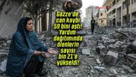 Gazze’de can kaybı 59 bini aştı! Yardım dağıtımında ölenlerin sayısı bin 21’e yükseldi!