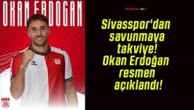 Sivasspor’dan savunmaya takviye! Okan Erdoğan resmen açıklandı!