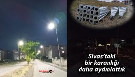 Yaza yaza yaptırdık… Sivas’ın o mahallesi artık ışıl ışıl…