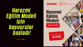 Harezmi Eğitim Modeli için başvurular başladı!