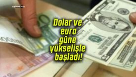 Dolar ve euro güne yükselişle başladı!