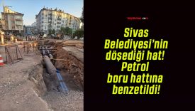 Sivas Belediyesi’nin döşediği hat! Petrol boru hattına benzetildi!