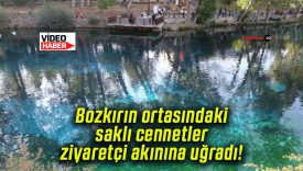 Bozkırın ortasındaki saklı cennetler ziyaretçi akınına uğradı!