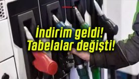 İndirim geldi! Tabelalar değişti!