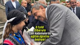 8 Eylül itibarıyla tüm kademelerde eğitim öğretim başlıyor!