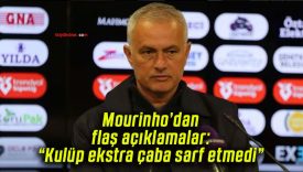 Mourinho’dan flaş açıklamalar: “Kulüp ekstra çaba sarf etmedi”
