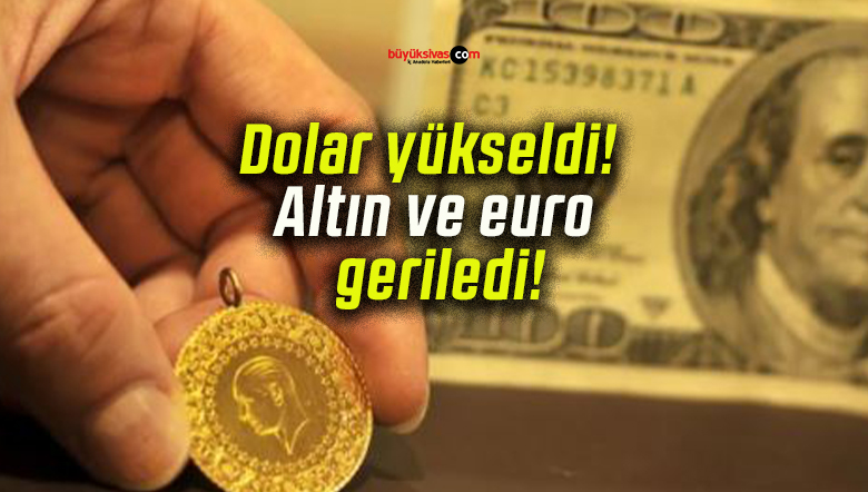 Dolar yükseldi! Altın ve euro geriledi!