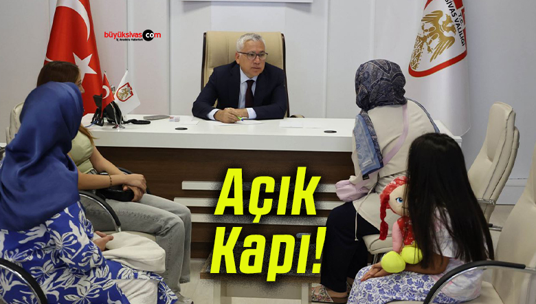 Vali Şimşek ‘Halk Günü’nde vatandaşlarla buluştu!