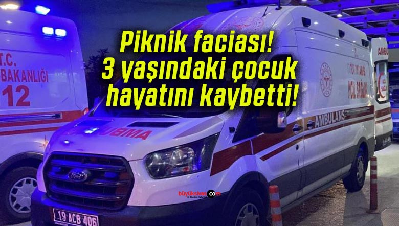 Piknik faciası! 3 yaşındaki çocuk hayatını kaybetti!