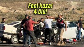 Feci kaza! 4 ölü!