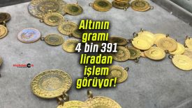 Altının gramı 4 bin 391 liradan işlem görüyor!