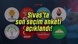 Sivas’ta son seçim anketi açıklandı!