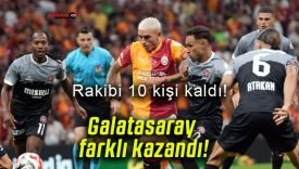 Galatasaray farklı kazandı!