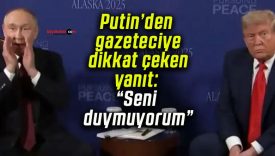 Putin’den gazeteciye dikkat çeken yanıt: “Seni duymuyorum”