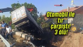 Otomobil ile tır çarpıştı! 3 ölü!