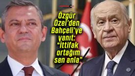 Özgür Özel’den Bahçeli’ye yanıt: “İttifak ortağım sen anla”