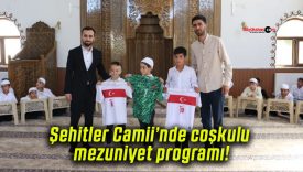 Şehitler Camii’nde coşkulu mezuniyet programı!