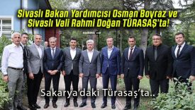 Sivaslı Bakan Yardımcısı Osman Boyraz ve Sivaslı Vali Rahmi Doğan TÜRASAŞ’ta!