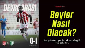 Sivasspor ilk yarıyı geride kapattı!