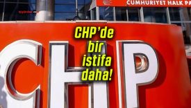 CHP’de bir istifa daha!