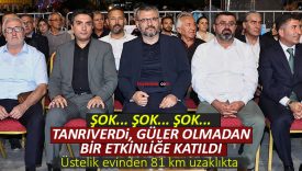 Yusuf Tanrıverdi kendi başına ilk kez bir etkinliğe katıldı