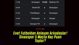 Sivasspor’da Erzurumspor yenilgisi moralleri bozdu! 5 Maçta kaç puan alır bu takım?