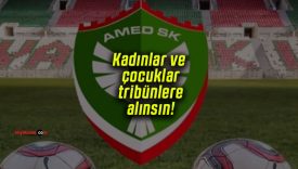 Amedspor’dan TFF’ye çağrı: “Kadınlar ve çocuklar tribünlere alınsın”