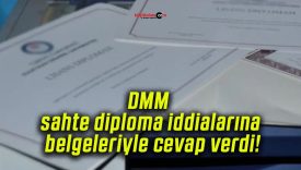 DMM sahte diploma iddialarına belgeleriyle cevap verdi!